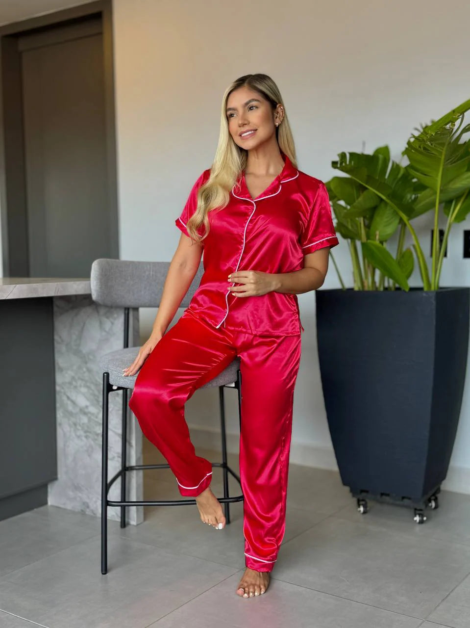 PANTALON-CAMISA SOFISTICADA
