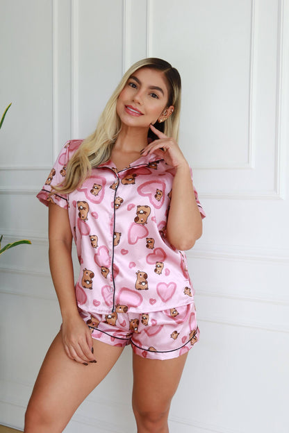 SHORT Y BLUSA CREATIVA - CAPIBARA
