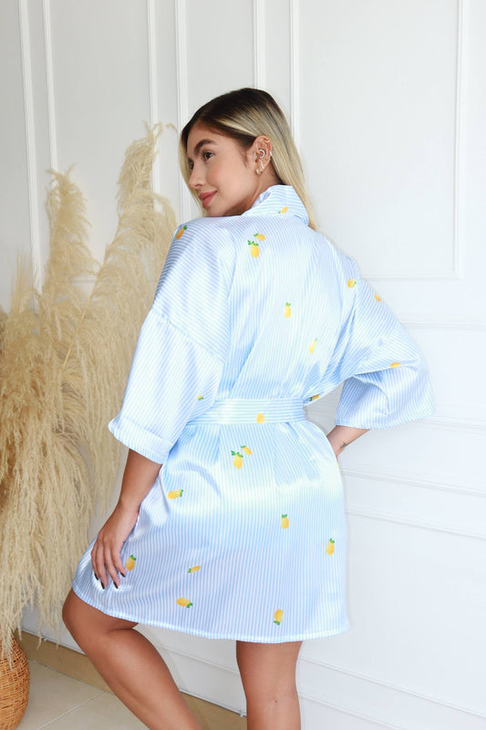 BATA LEVANTADORA- KIMONO LIMONES